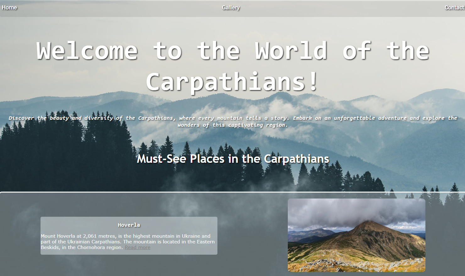 Carpathians project